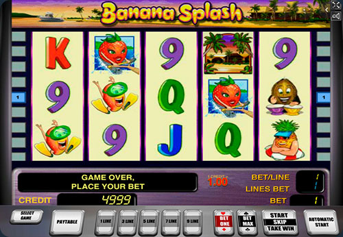 Banana Splash игровой автомат.